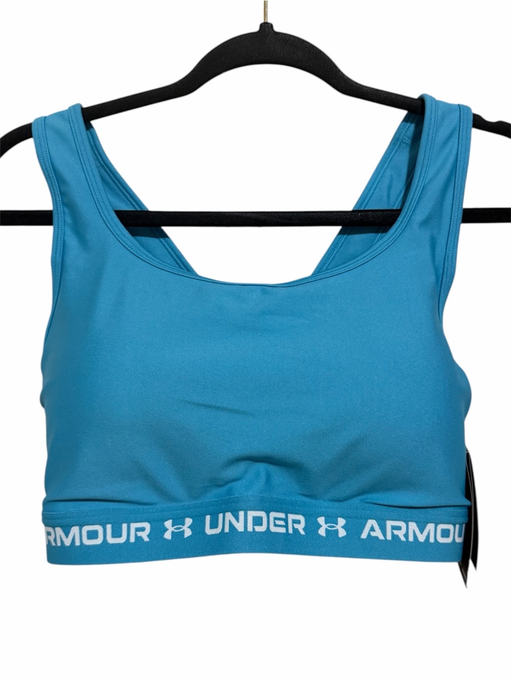 Under Armour Blue Crossback Mid Bra NWT